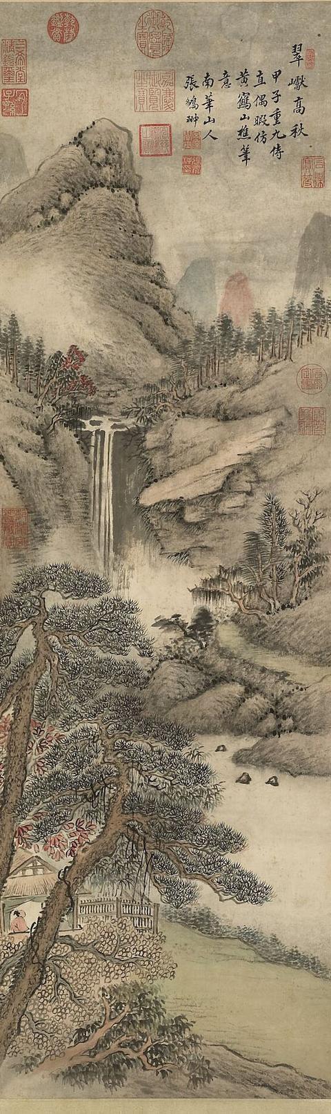 张鹏翀山水画赏析 历代国画 第2张