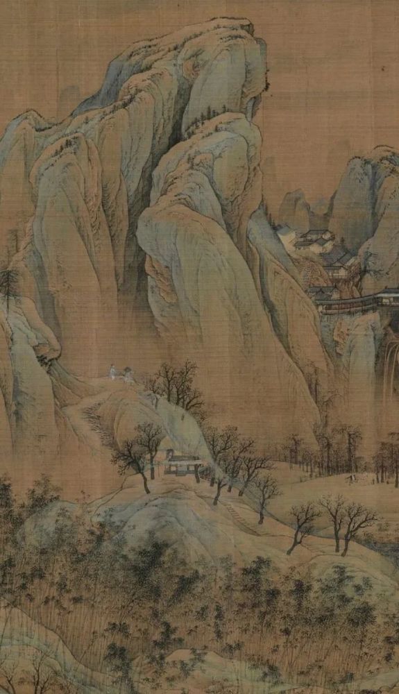 赵伯驹《江山秋色图》卷 历代国画 第3张-墨韵书香 赵伯驹《江山秋色图》卷 历代国画 第3张