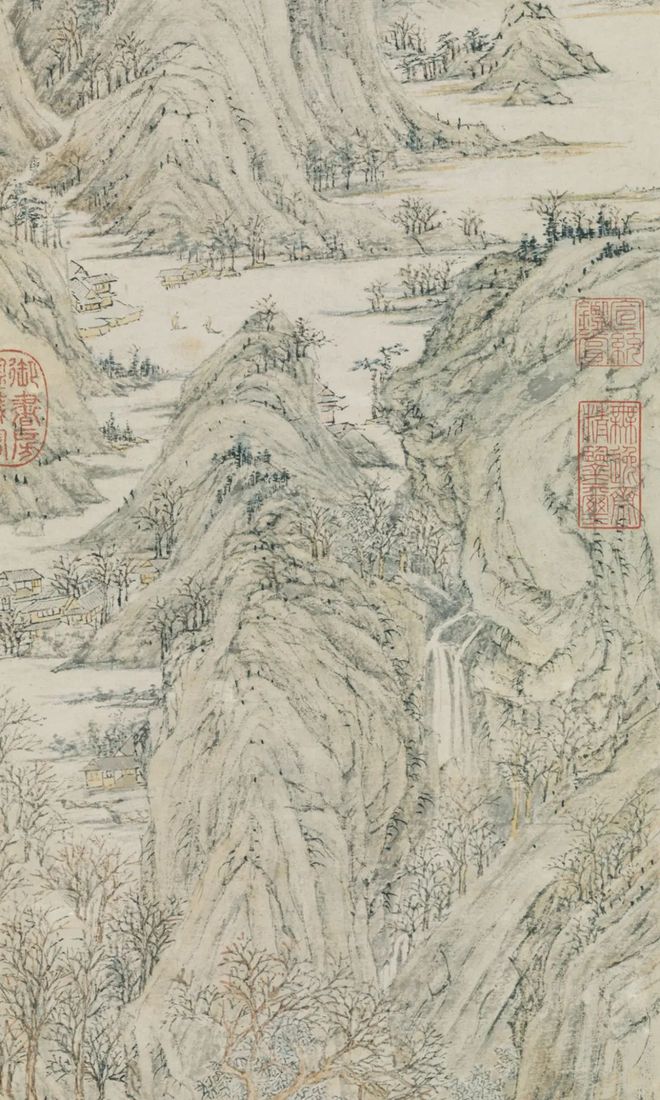 陆治《花溪渔隐图》 历代国画 第4张-墨韵书香 陆治《花溪渔隐图》 历代国画 第4张