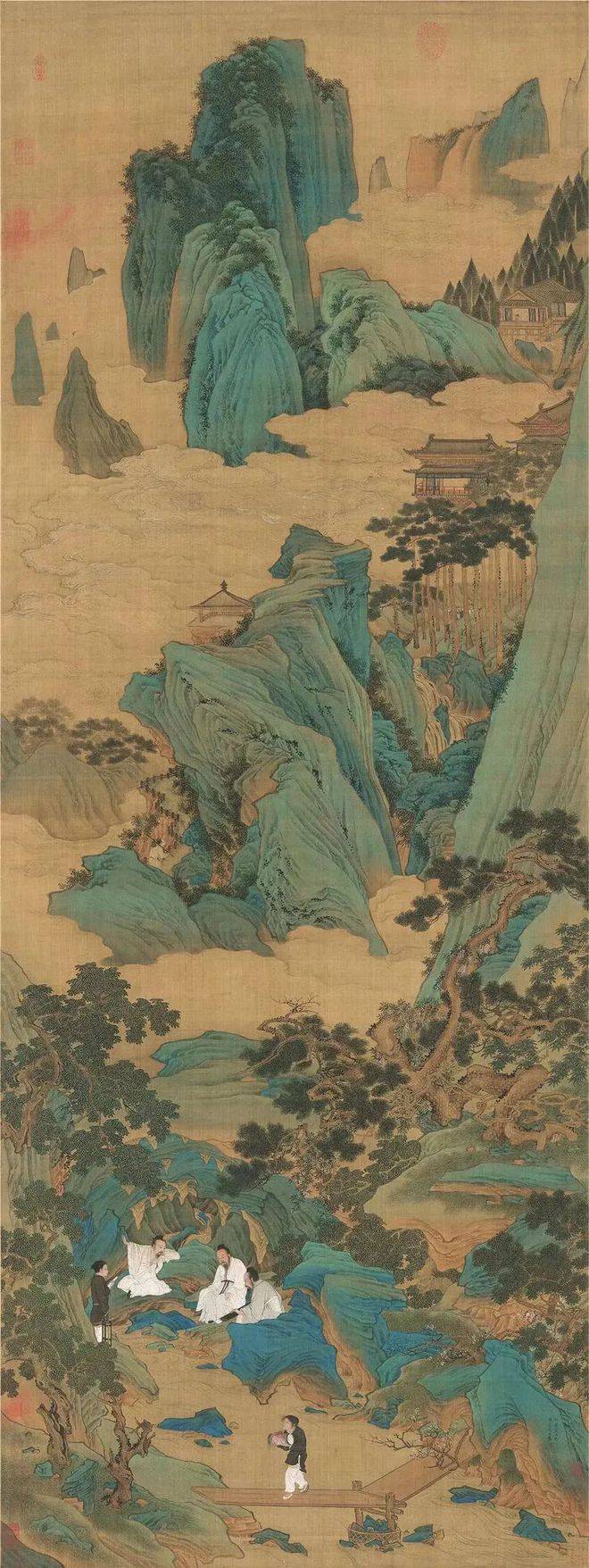 仇英《桃园仙境图》轴 历代国画 第1张