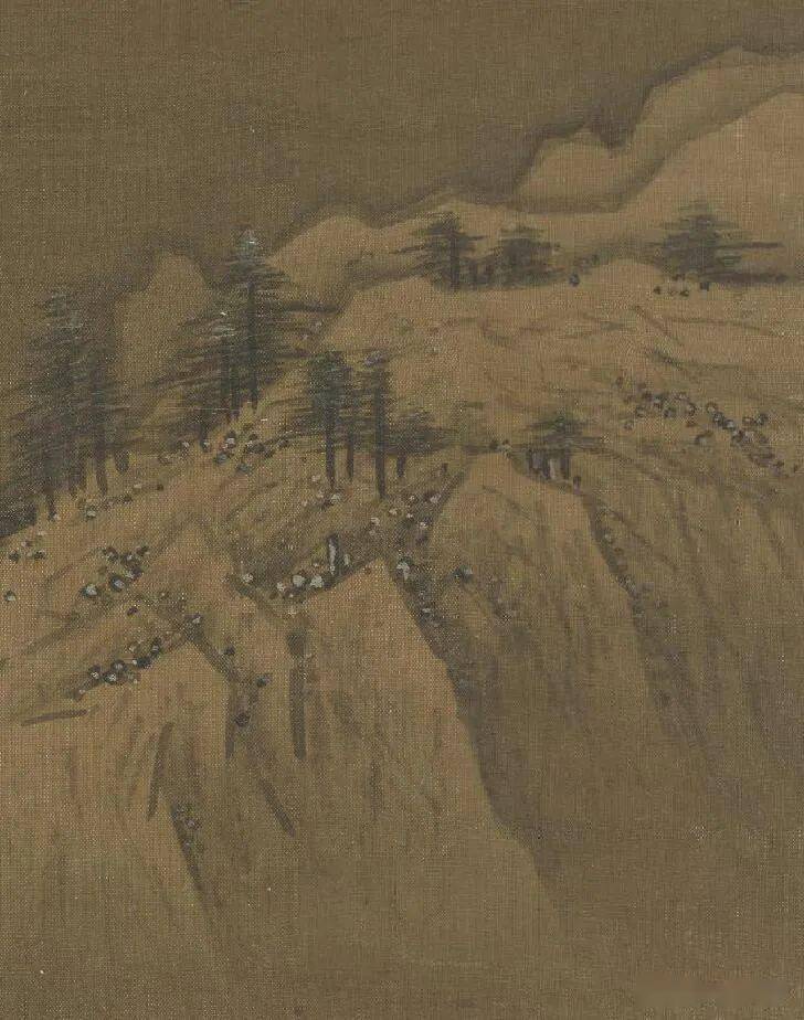 夏圭《雪堂客话图》 历代国画 第2张