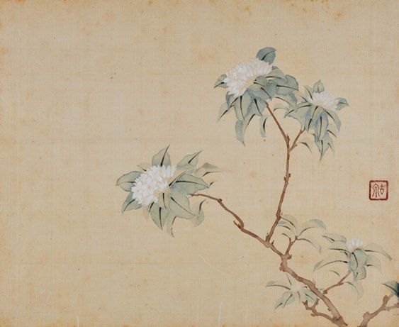 居廉《二十四番花信》 历代国画 第29张