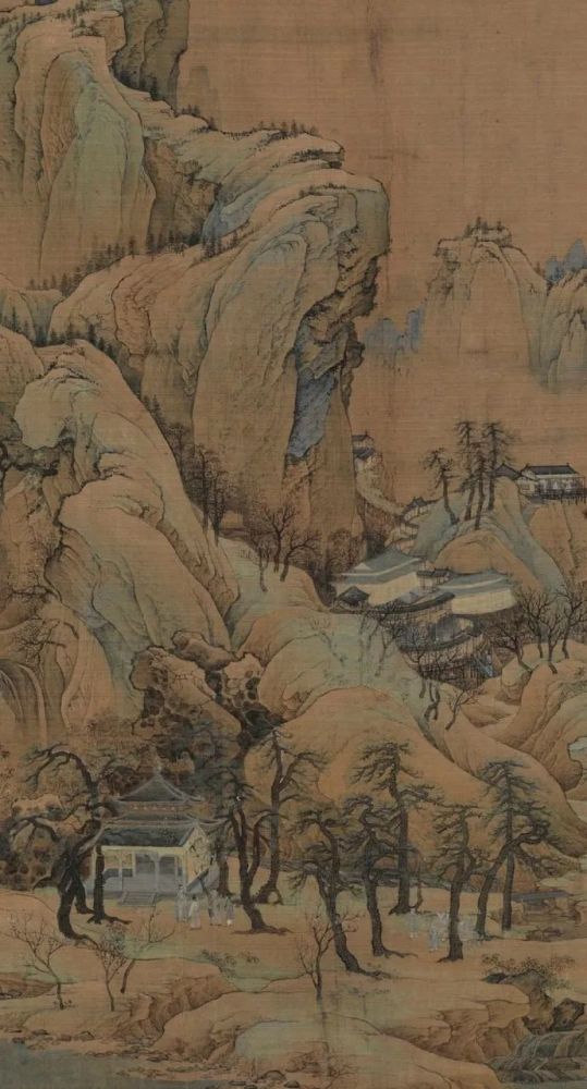 赵伯驹《江山秋色图》卷 历代国画 第5张-墨韵书香 赵伯驹《江山秋色图》卷 历代国画 第5张