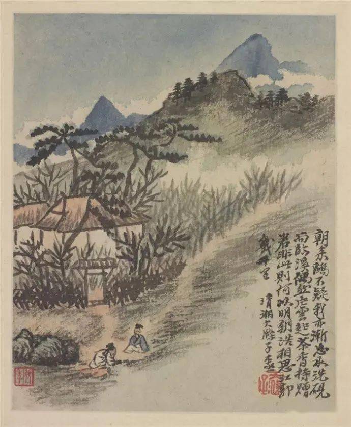 石涛《忆金陵》册页 历代国画 第8张