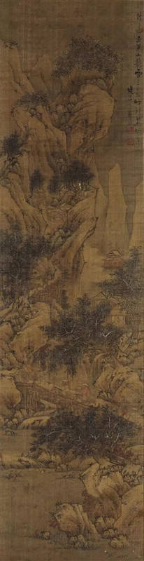 蓝瑛《万山飞雪图》 历代国画 第2张