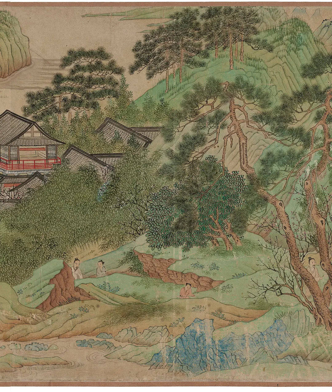 仇英 《桃花源图》 历代国画 第20张