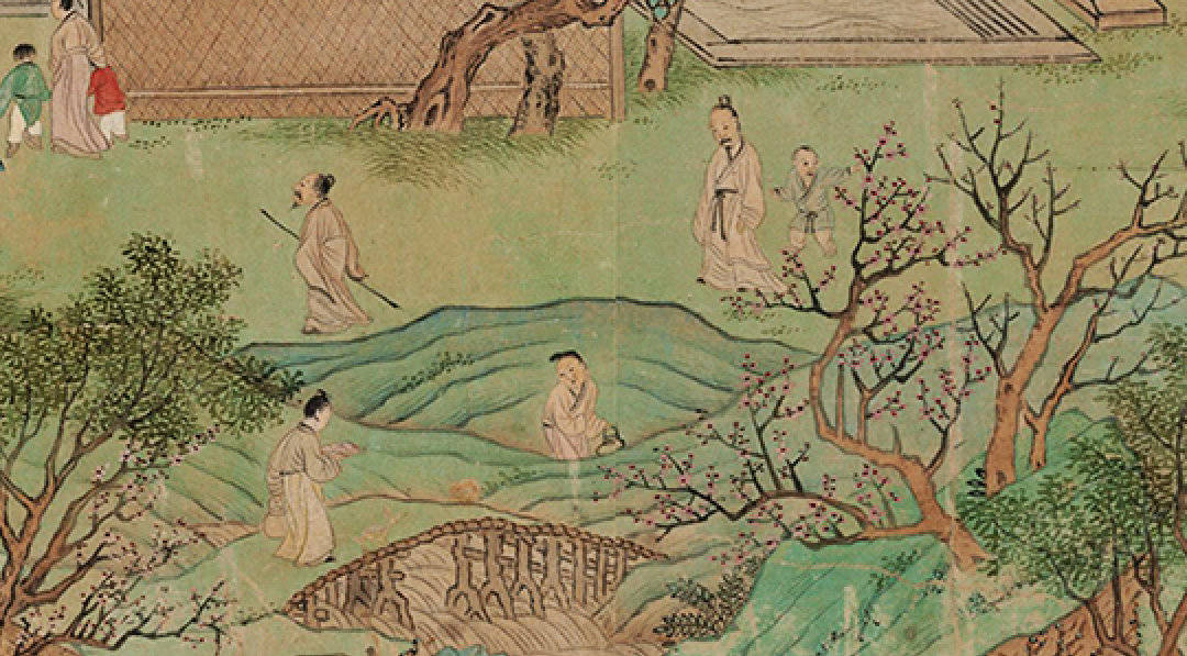 仇英 《桃花源图》 历代国画 第27张