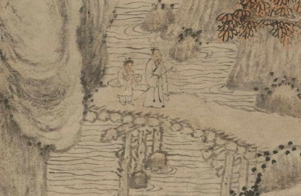 杜琼《山水图》轴 历代国画 第2张-墨韵书香 杜琼《山水图》轴 历代国画 第2张