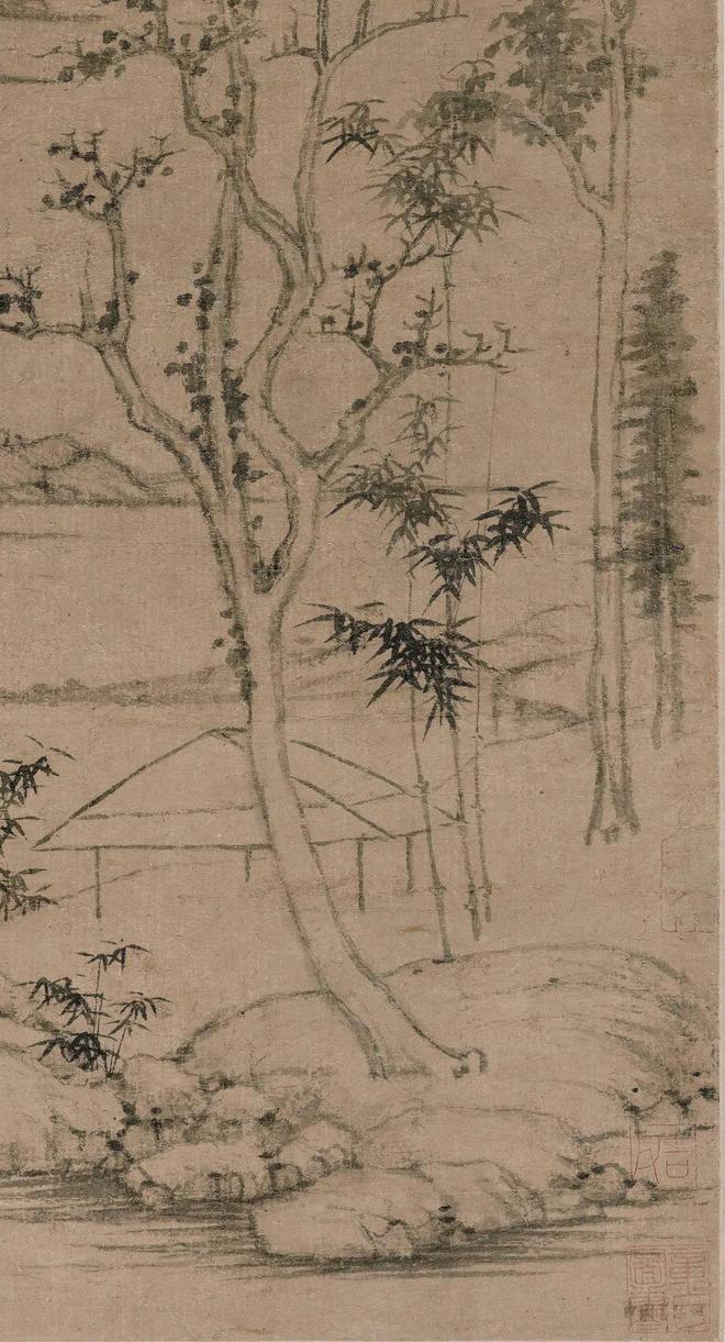 陶铉《幽亭远岫图》 历代国画 第2张