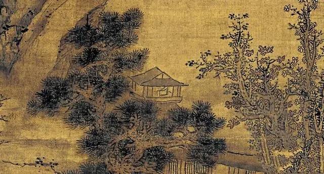 蓝瑛《松岳同春图》 历代国画 第4张