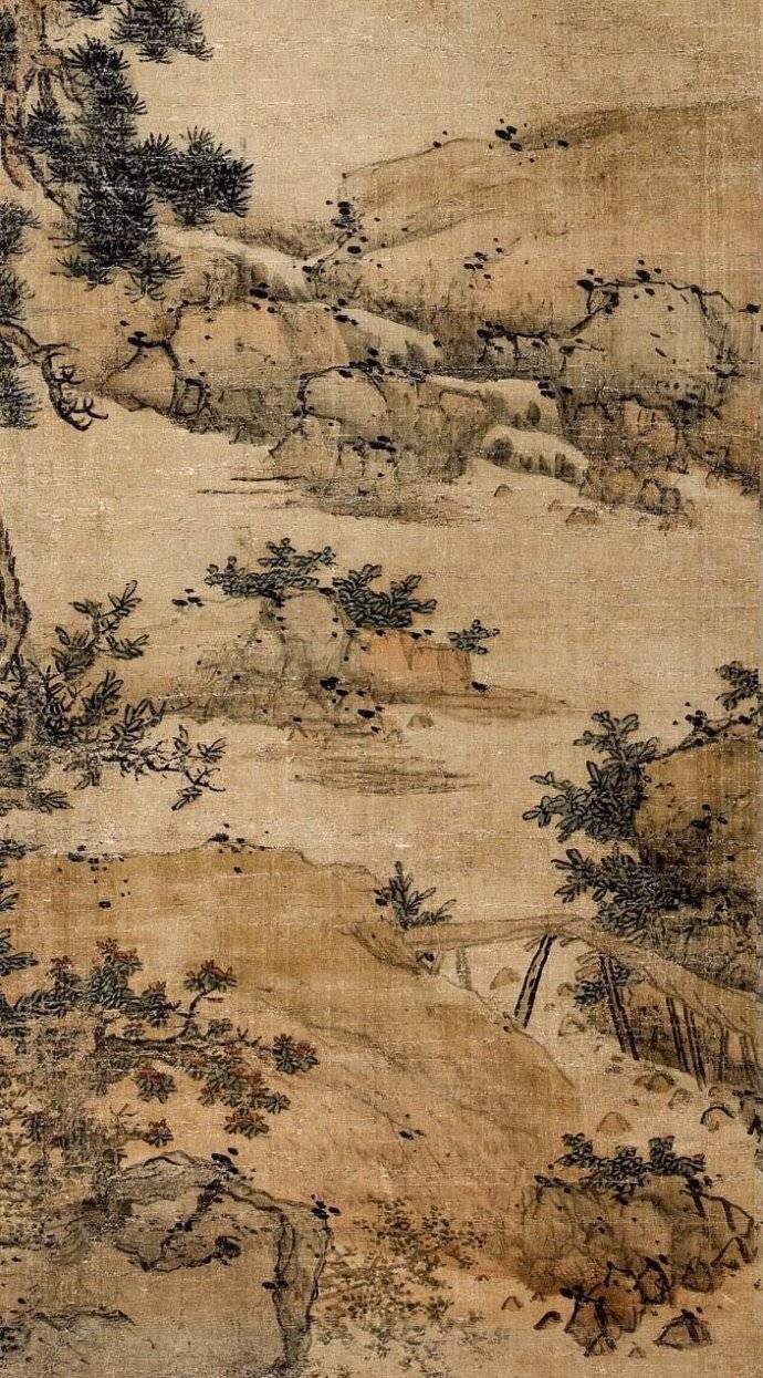 蓝瑛《秋山图丁酉桂月》 历代国画 第4张