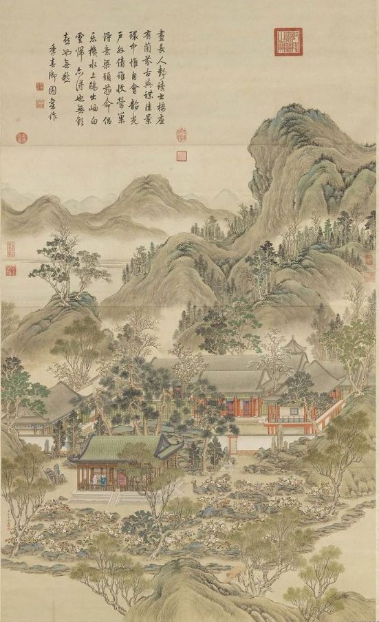 余省《绘姑洗昌辰图》 历代国画 第1张