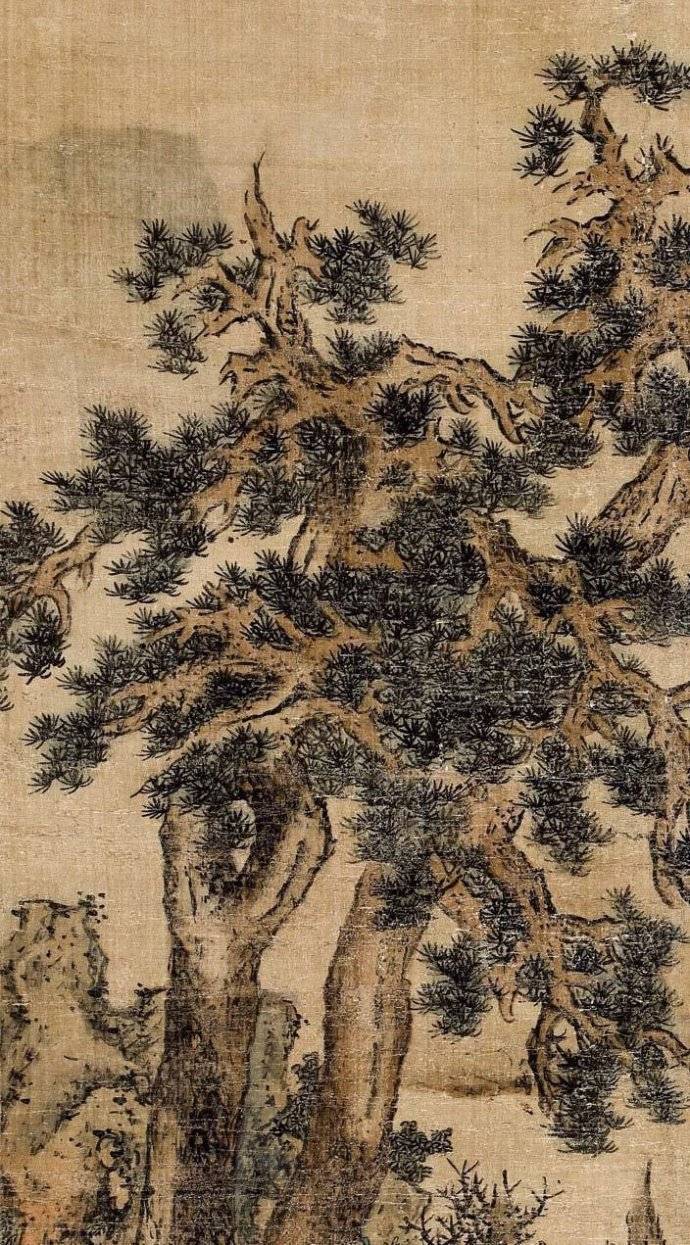 蓝瑛《秋山图丁酉桂月》 历代国画 第3张