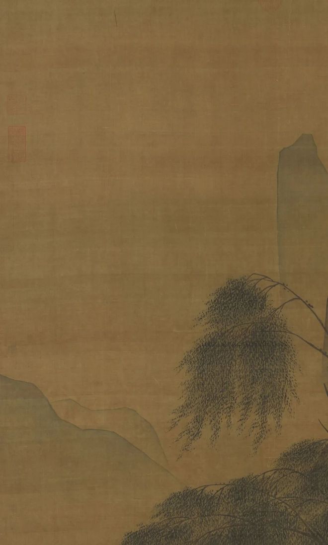 戴进《渭滨垂钓图》 历代国画 第5张