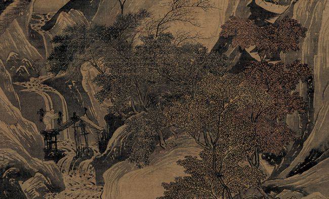 唐伯虎《骑驴归思图》 历代国画 第4张-墨韵书香 唐伯虎《骑驴归思图》 历代国画 第4张