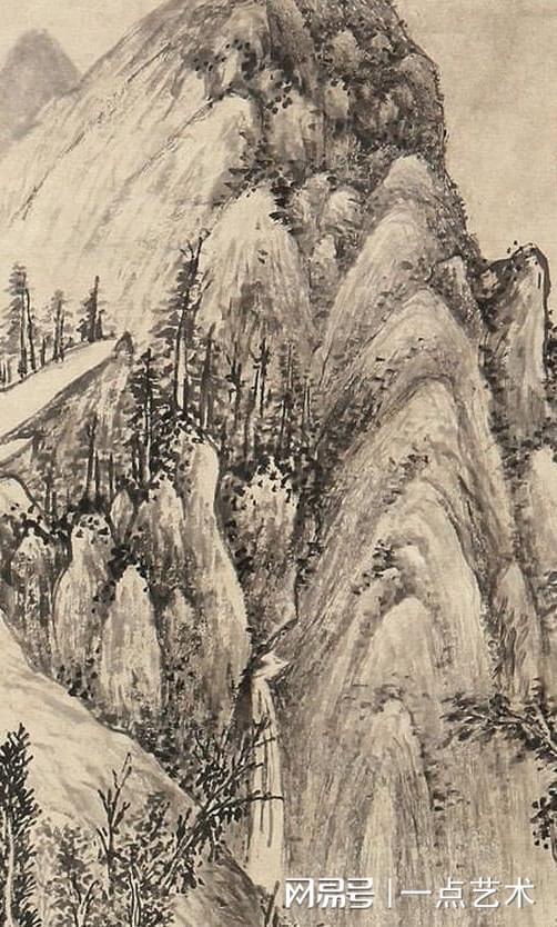 文伯仁《观瀑图 历代国画 第6张