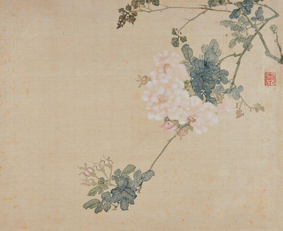 居廉《二十四番花信》 历代国画 第44张