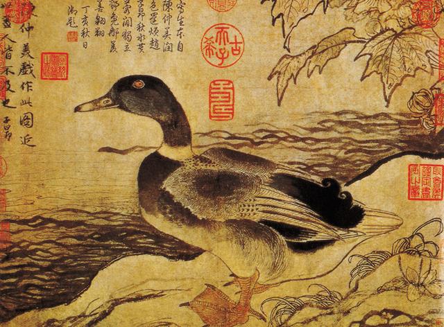 陈琳《溪凫图》 历代国画 第1张-墨韵书香 陈琳《溪凫图》 历代国画 第1张