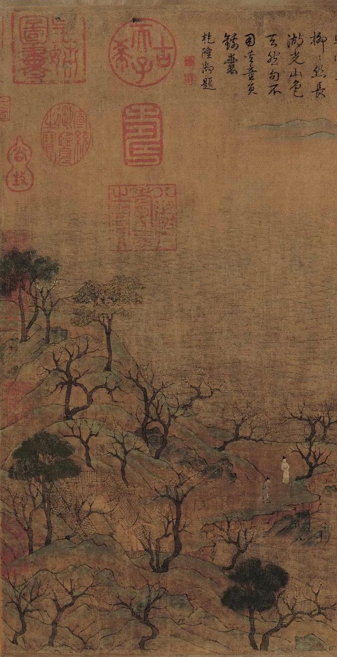 展子虔《游春图》 历代国画 第2张-墨韵书香 展子虔《游春图》 历代国画 第2张