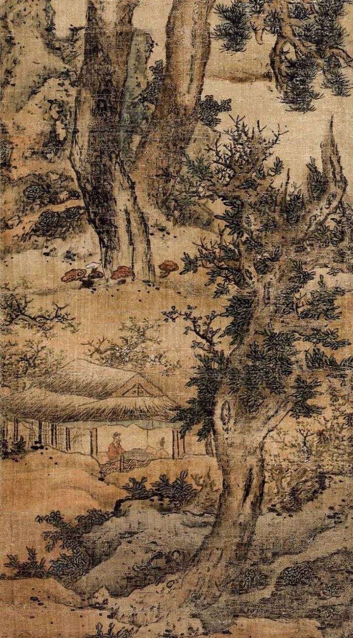 蓝瑛《秋山图丁酉桂月》 历代国画 第5张
