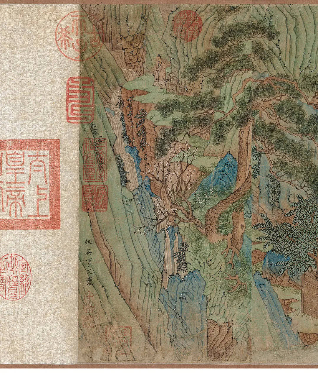 仇英 《桃花源图》 历代国画 第32张