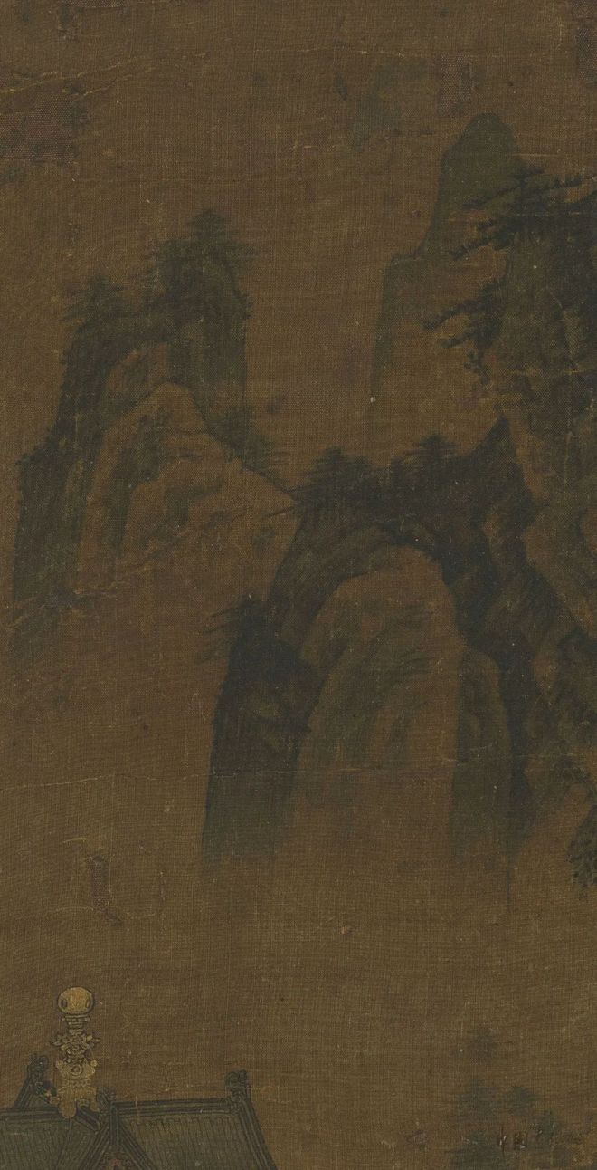 赵伯驹《汉宫春晓图》 历代国画 第5张