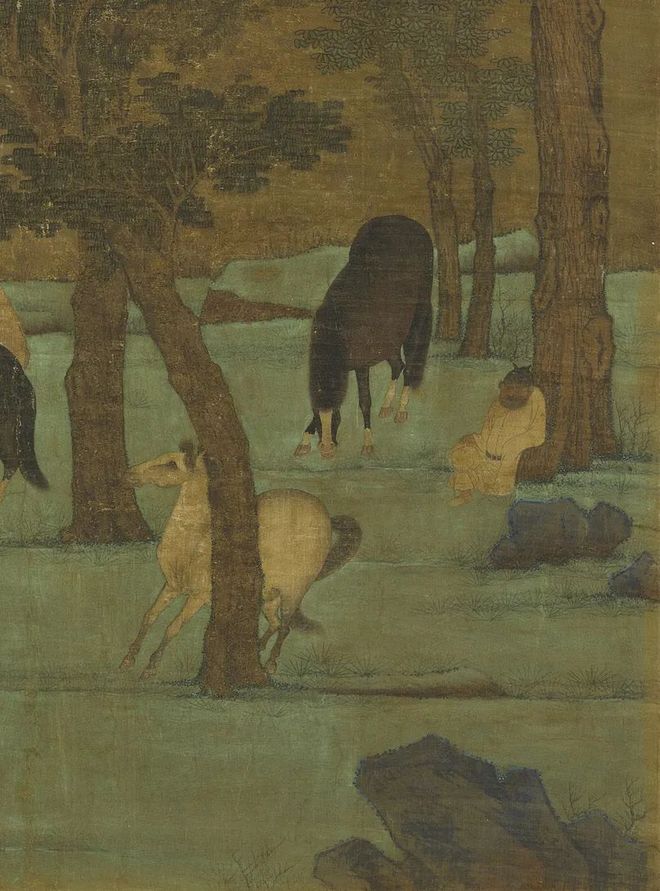 赵雍《骏马图》 历代国画 第2张