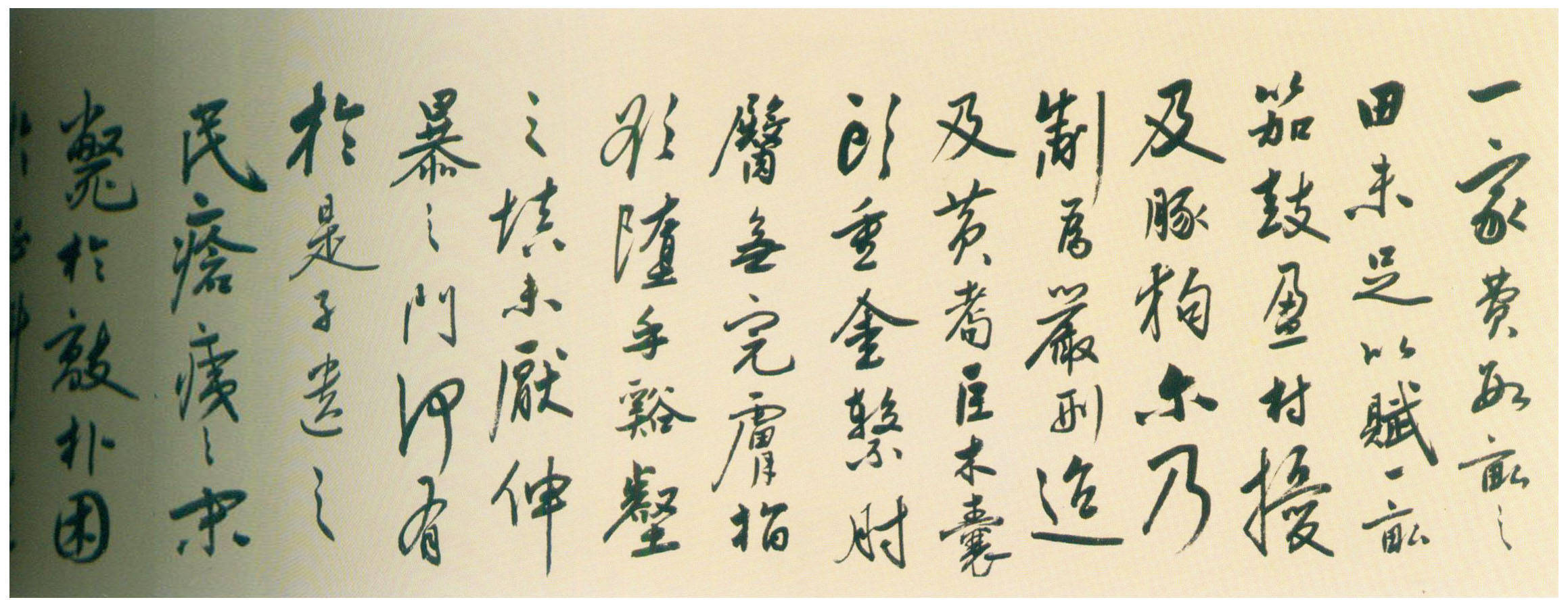 陆深行书《瑞麦赋》 历代书法 第3张