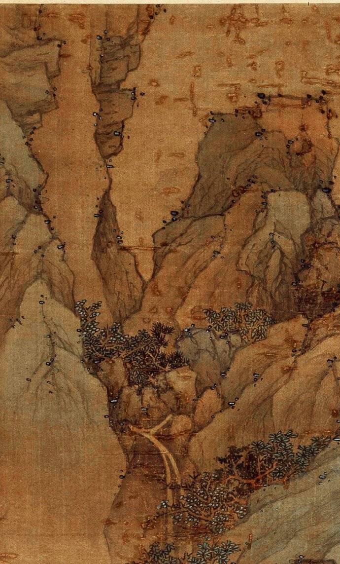 蓝瑛《桃花渔隐图》轴 历代国画 第2张