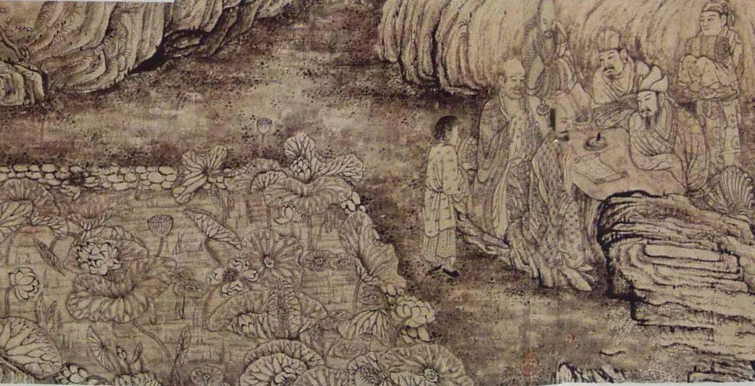 石涛荷花作品欣赏 历代国画 第13张