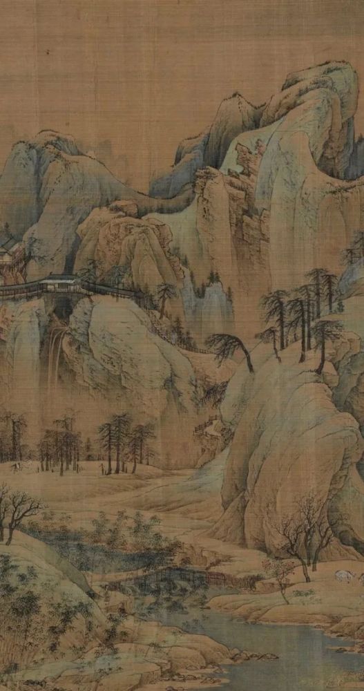 赵伯驹《江山秋色图》卷 历代国画 第7张-墨韵书香 赵伯驹《江山秋色图》卷 历代国画 第7张