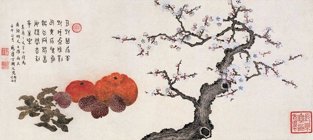 丁辅之梅花韵欣赏 历代国画 第1张