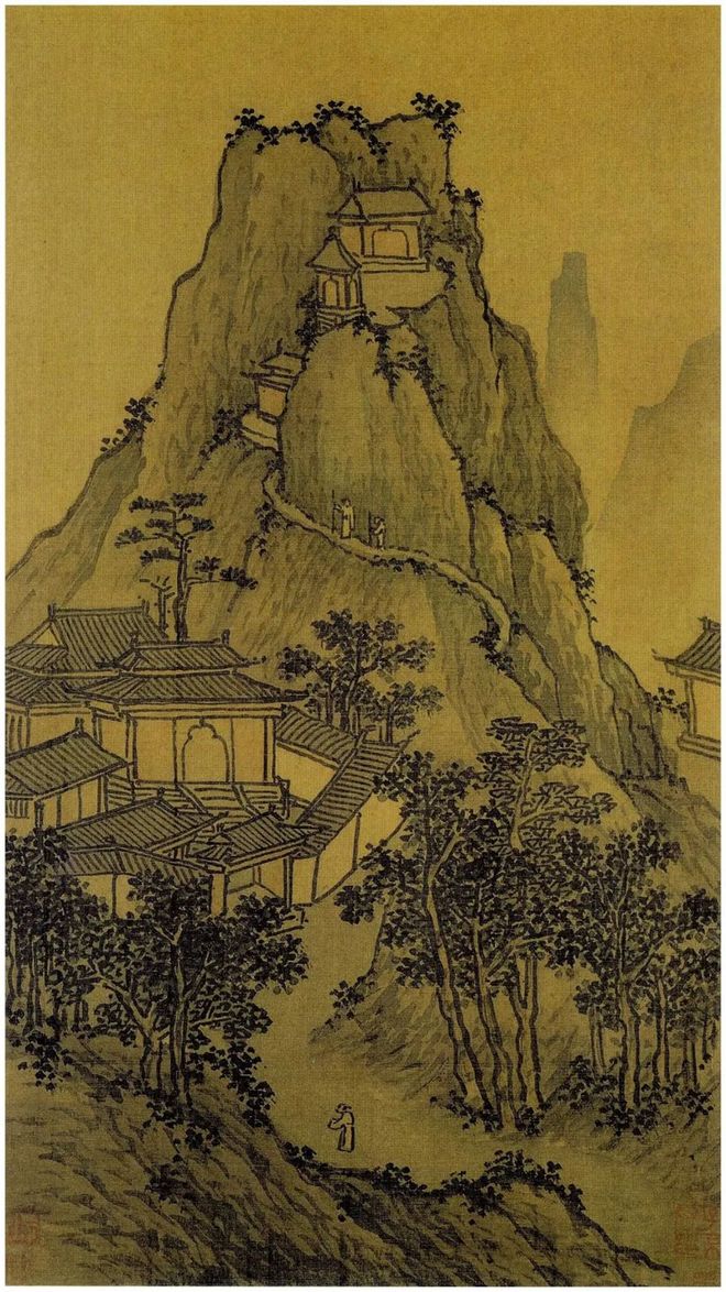 沈周《两江名胜图册》 历代国画 第10张