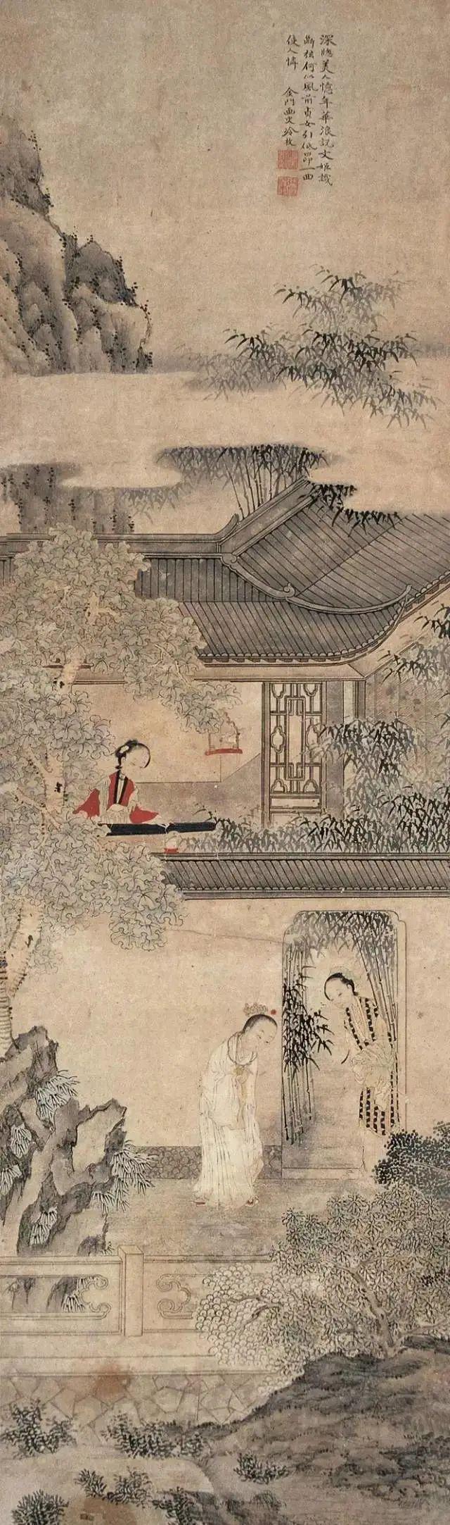 冷枚 精品国画欣赏 历代国画 第15张-墨韵书香 冷枚 精品国画欣赏 历代国画 第15张