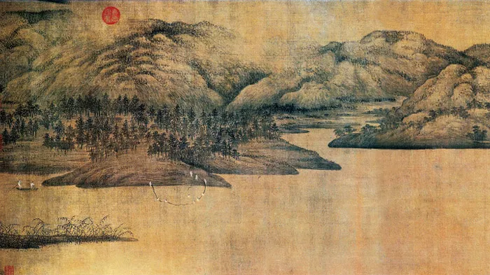 董源《潇湘图》 历代国画 第1张-墨韵书香 董源《潇湘图》 历代国画 第1张