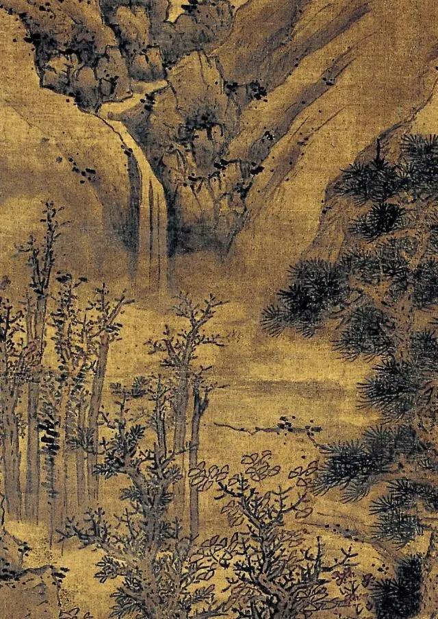 蓝瑛《松岳同春图》 历代国画 第2张