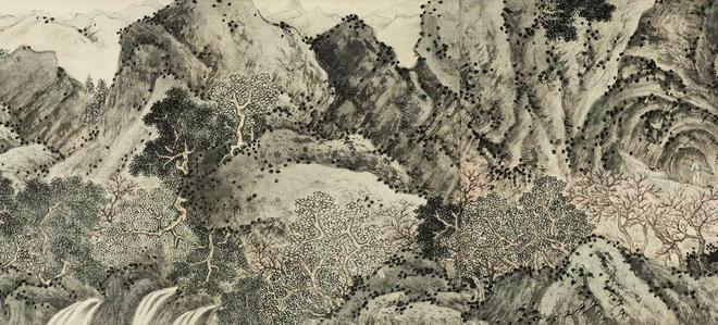 文徵明《桃源问津图》 历代国画 第2张