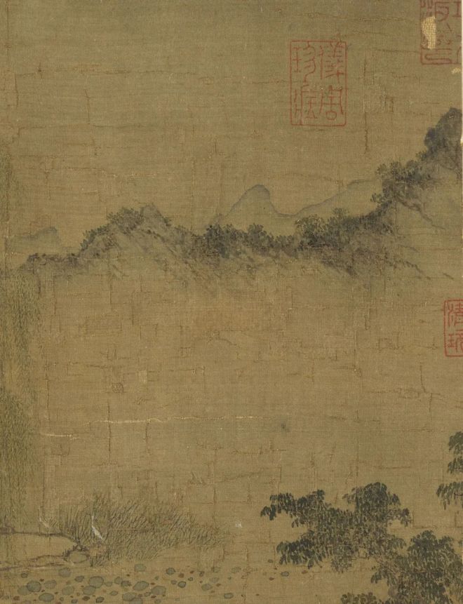 佚名《柳塘钓隐图》 历代国画 第4张
