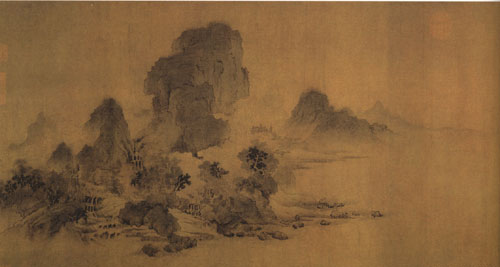 王诜《烟江叠嶂图》 历代国画 第1张