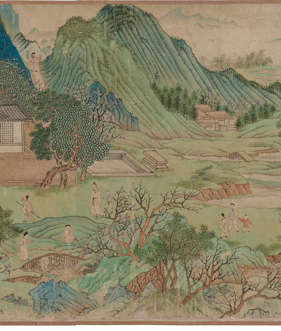 仇英 《桃花源图》 历代国画 第26张
