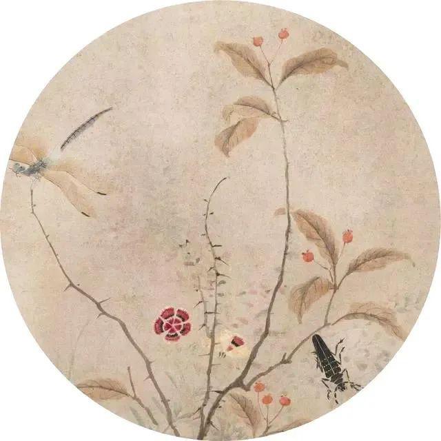 钱选《荷塘早秋图》 历代国画 第6张