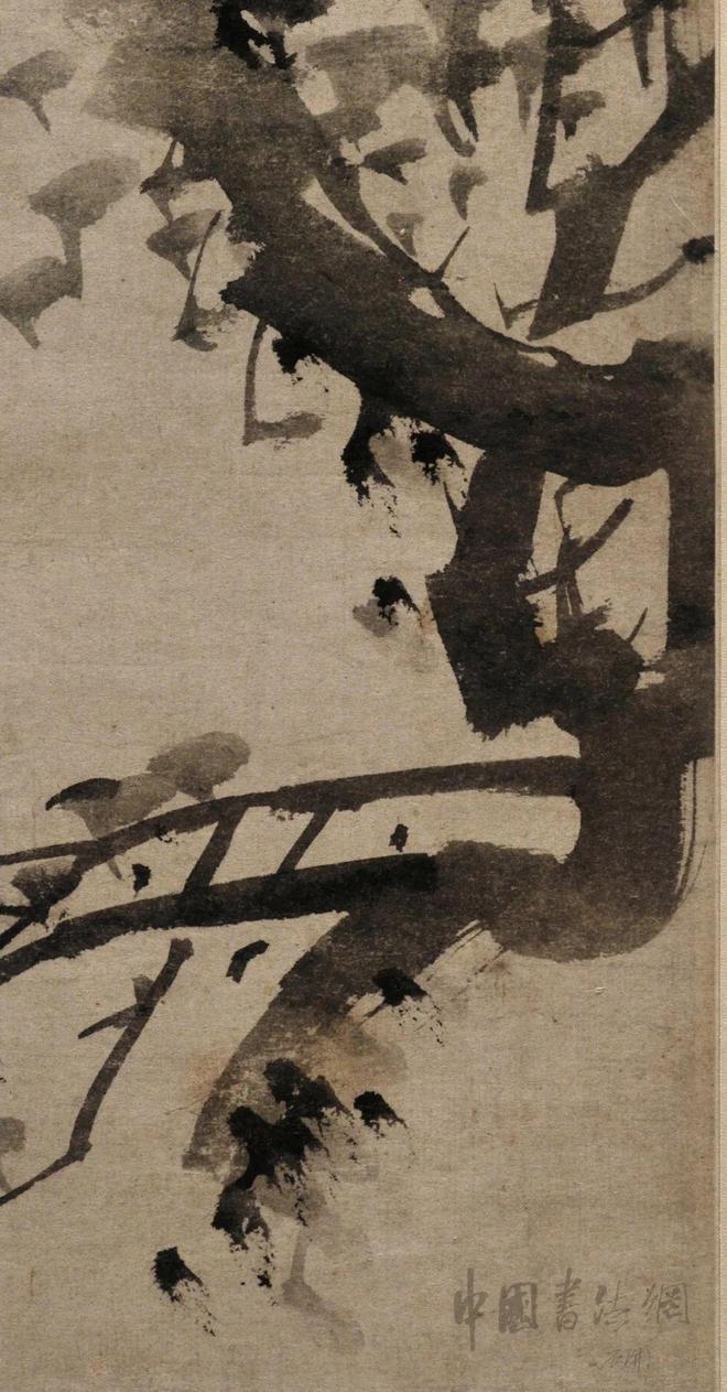 林良《古树寒鸦图》 历代国画 第4张