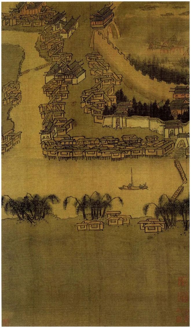 沈周《两江名胜图册》 历代国画 第6张