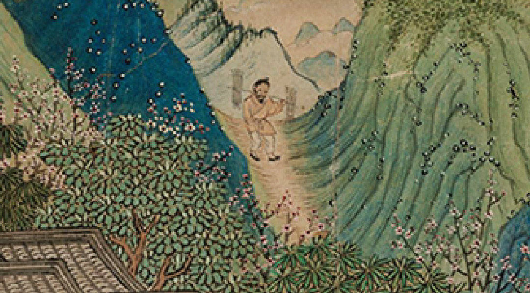 仇英 《桃花源图》 历代国画 第25张