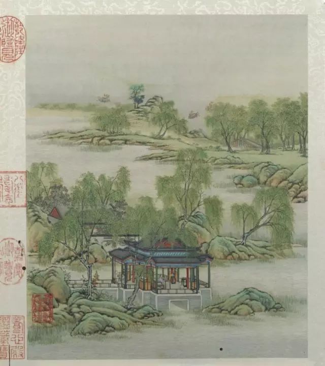 陈枚《圆明园山水楼阁图册》 历代国画 第4张