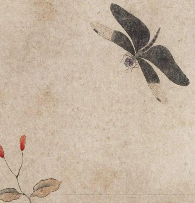 钱选《荷塘早秋图》 历代国画 第28张