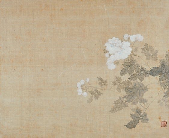 居廉《二十四番花信》 历代国画 第32张