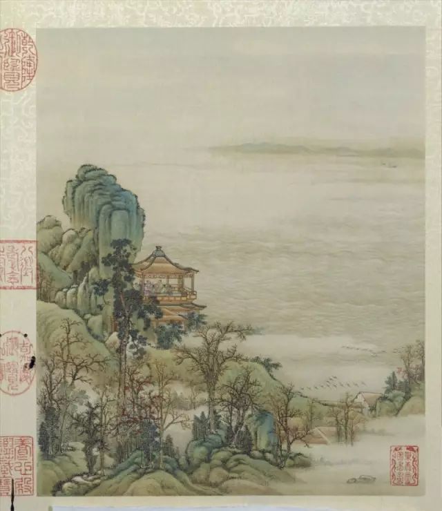 陈枚《圆明园山水楼阁图册》 历代国画 第8张