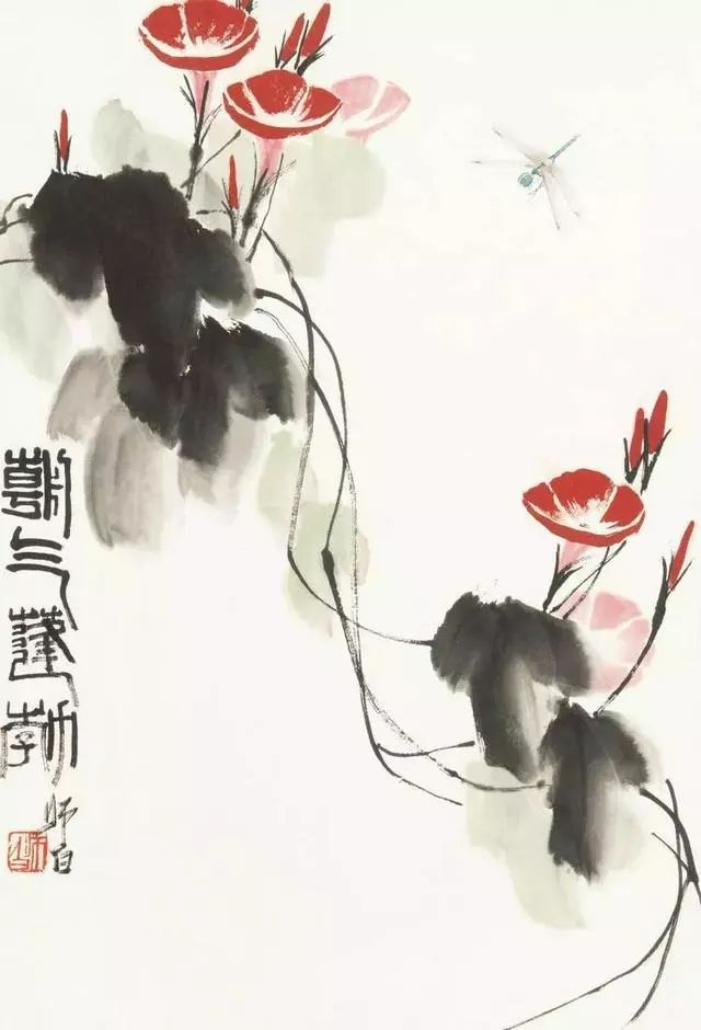 娄师白《牵牛花》 未分类 第2张-墨韵书香 娄师白《牵牛花》 未分类 第2张