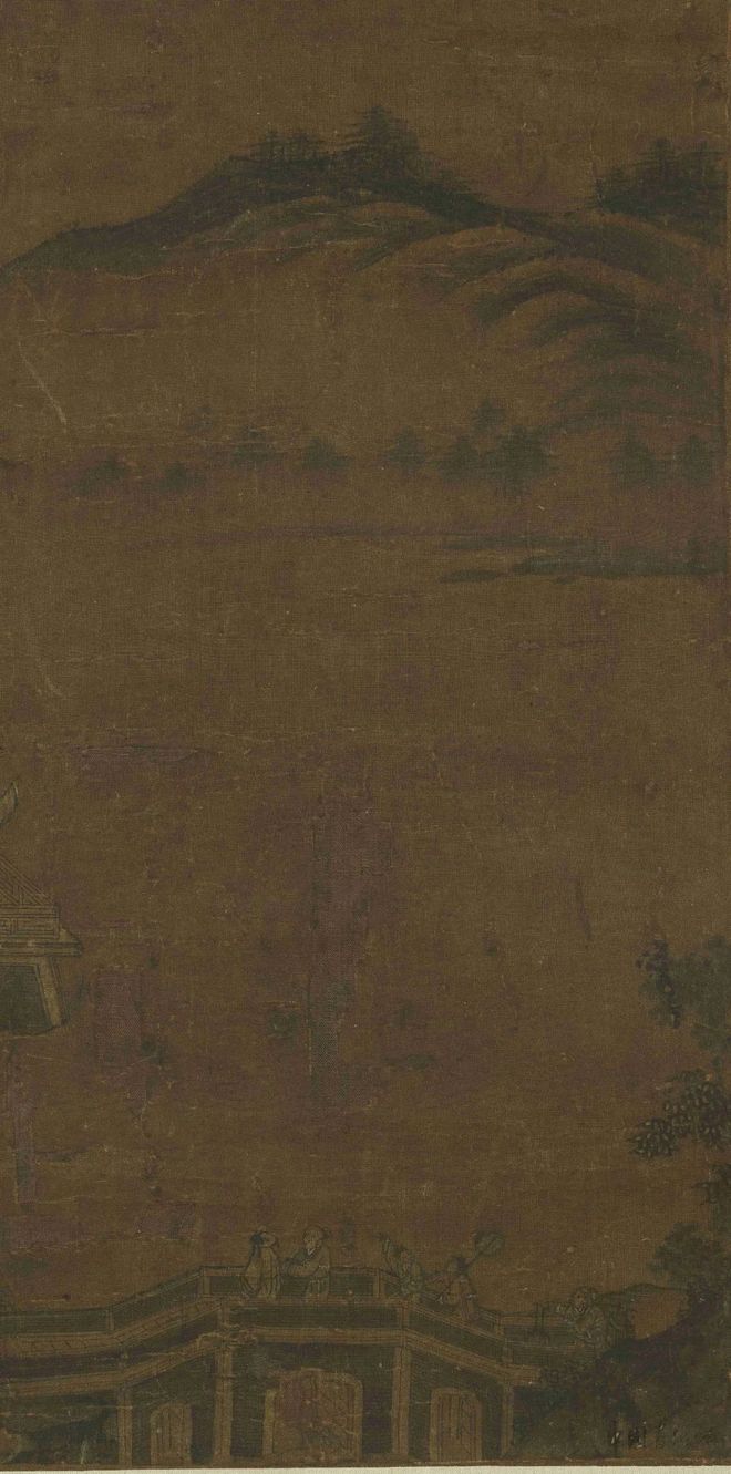 赵伯驹《汉宫春晓图》 历代国画 第4张